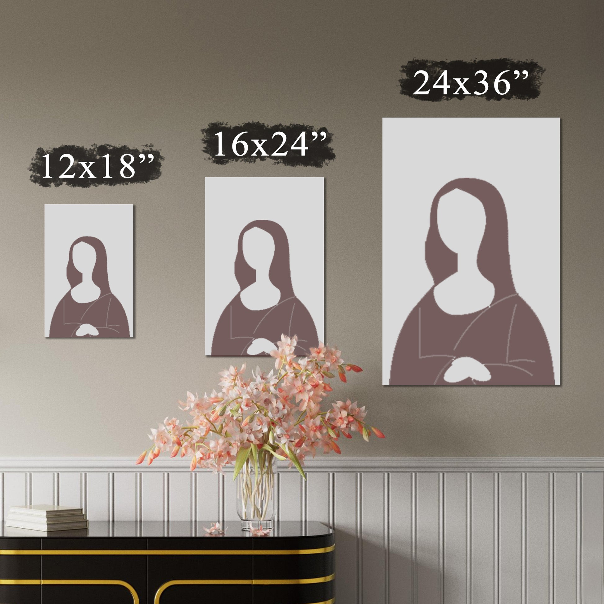 Custom AI-generated personalised poster – artistic home decor wall print